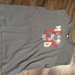 Harley-Davidson Gray and Red Graphic Tee